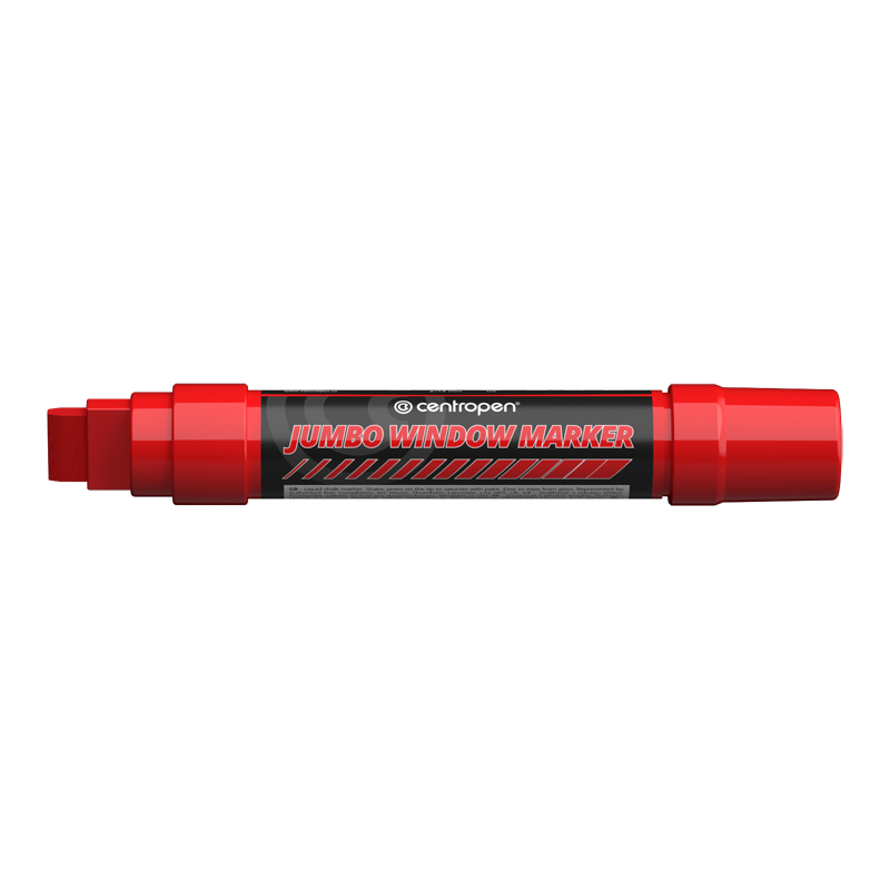 Popisovač kriedový Centropen 9120 červený 2-15mm