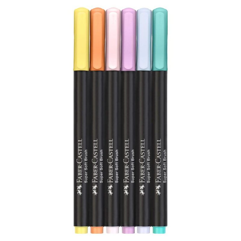 Popisovač Faber Castell Black Edition/6 Pastel