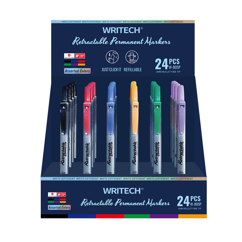 Popisovač WRITECH CLICK permanent/24 display