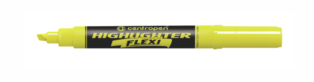 Zvýrazňovač Centropen 8542 žltý