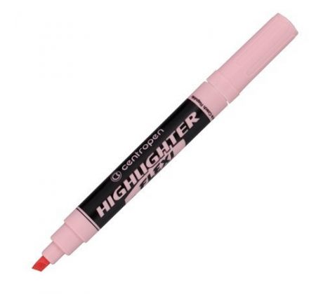 Zvýrazňovač Centropen 8542 pastel ružový