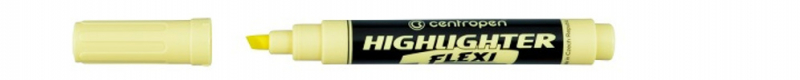 Zvýrazňovač Centropen 8542 pastel žltý