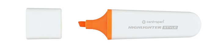 Zvýrazňovač Centropen 6252 STYLE oranžový 10+2