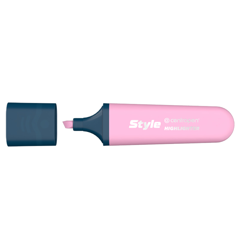 Zvýrazňovač Centropen 6252 STYLE SOFT ružový pastel