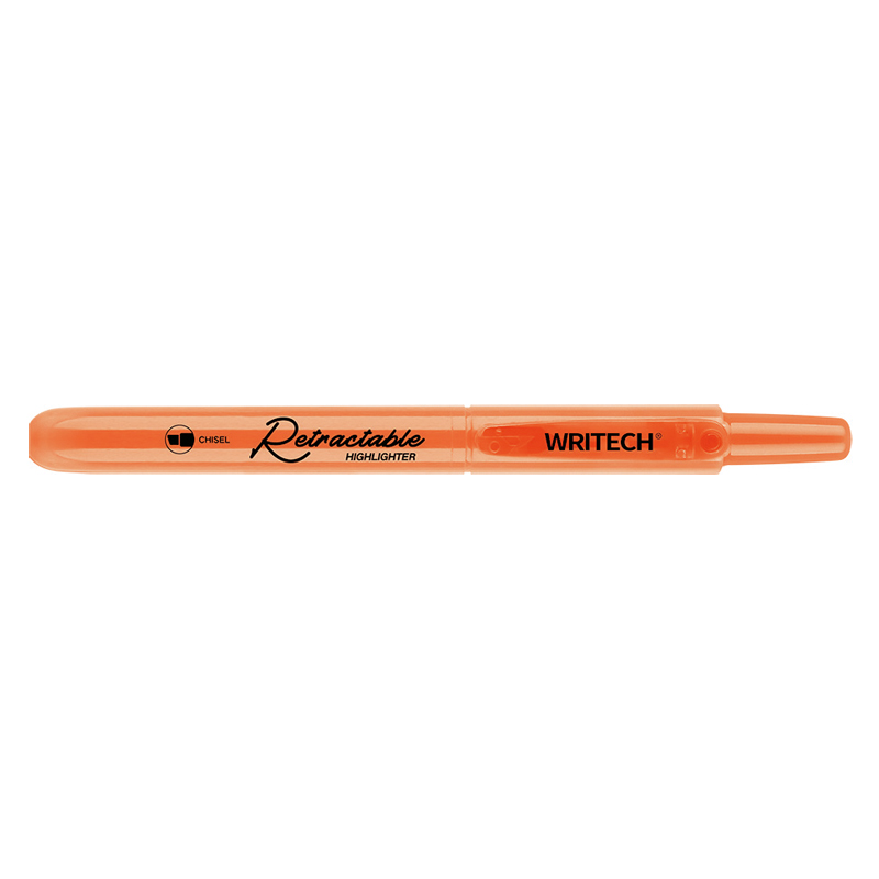 Zvýrazňovač WRITECH CLICK fluo oranžový