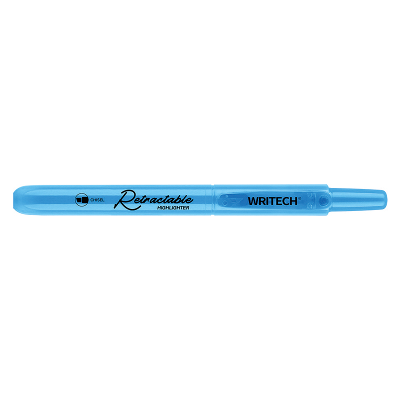 Zvýrazňovač WRITECH CLICK fluo modrý