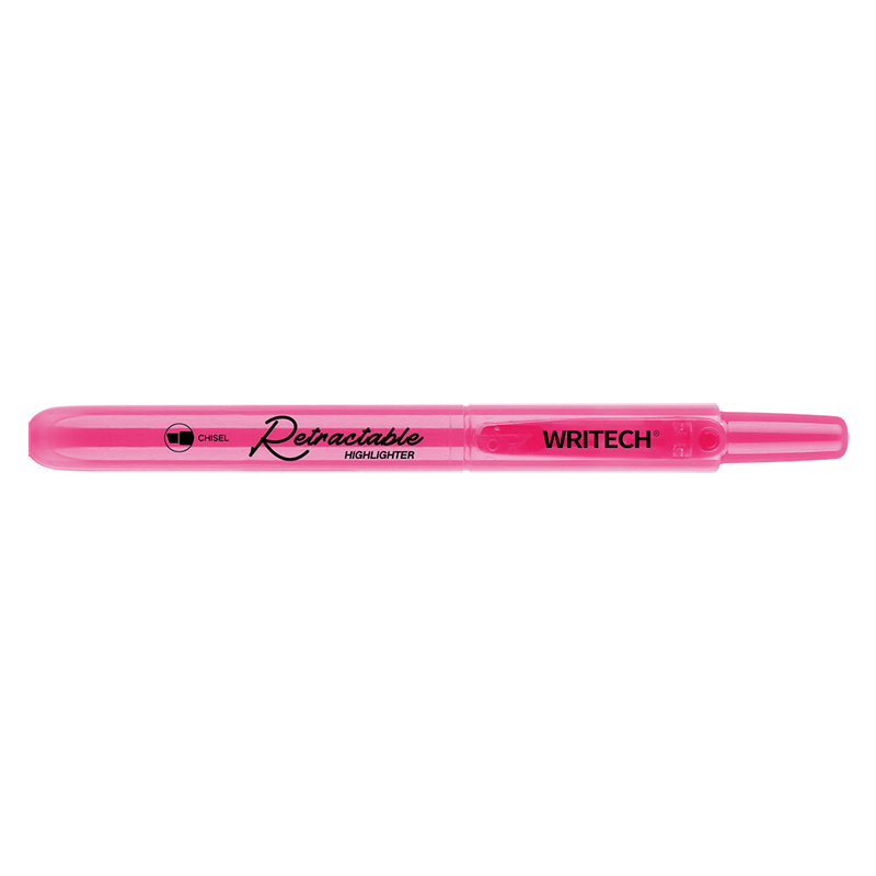 Zvýrazňovač WRITECH CLICK fluo ružový