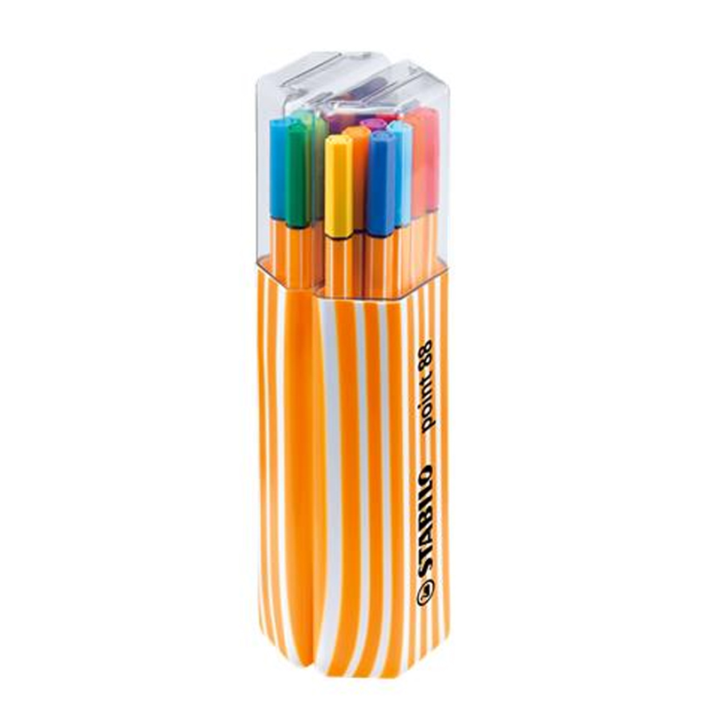 Popisovač STABILO 88 sada 20ks Twin Pack