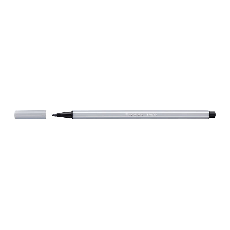 Popisovač STABILO Pen68 svetlosivý