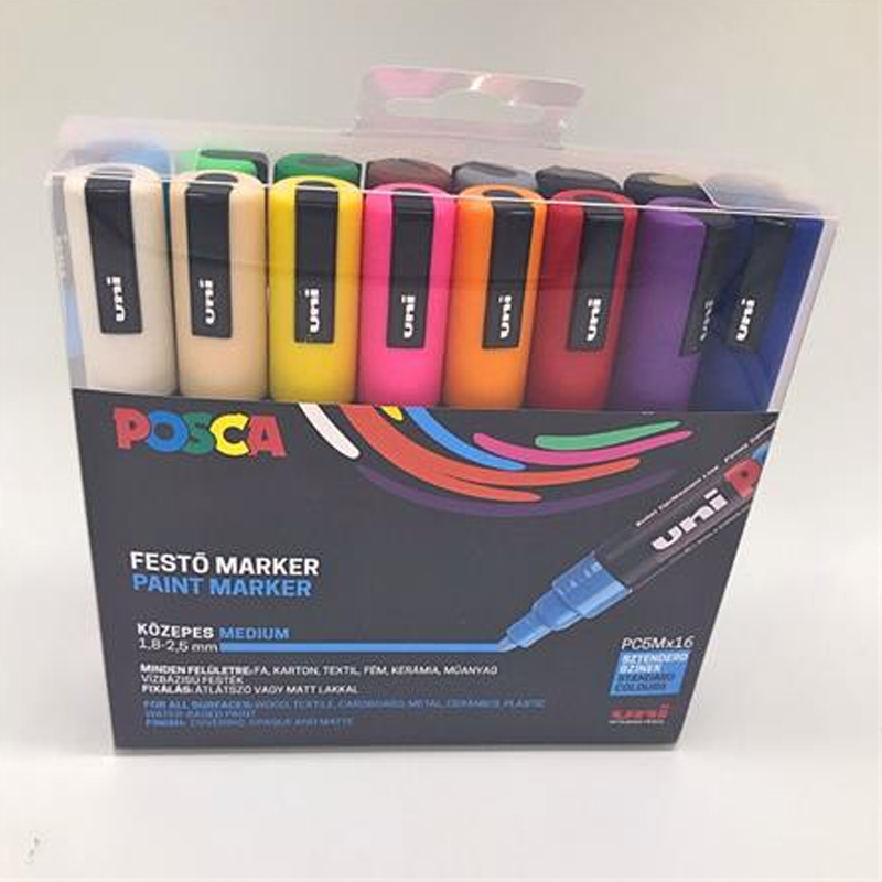 Popisovač akrylový UNI Posca PC-5M/16ks