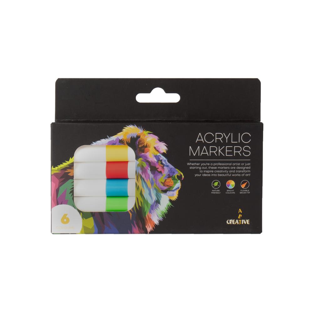 Popisovač akrylový /6 CREATIVE 75401