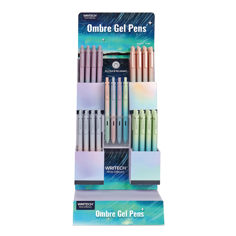 Pero gélové WRITECH Gradient Ombre pastel/72 display