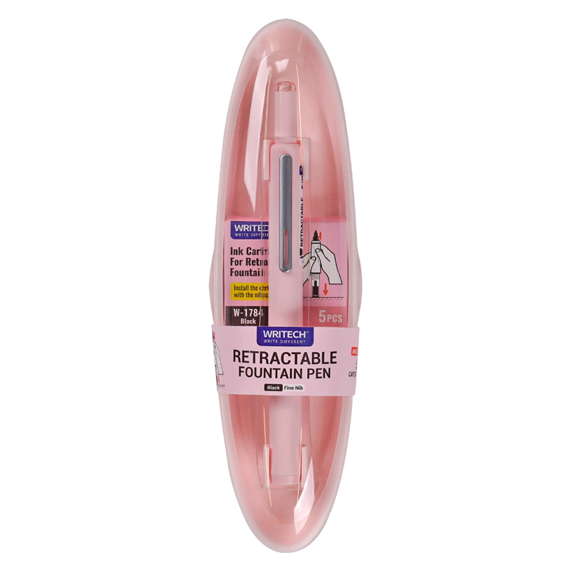 Pero plniace WRITECH CLICK ružové