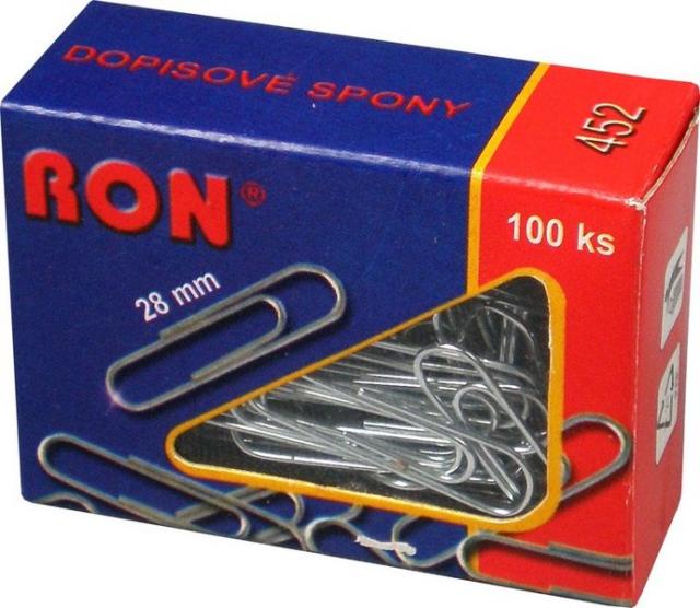 Spony listové 452 100/28mm RON