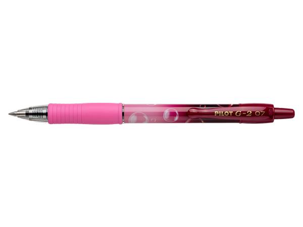 Pero PILOT G-2 Pink Bubble gélové 0,32mm modré