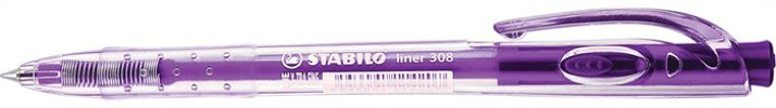 Pero STABILO 308 liner fialové 0,3mm