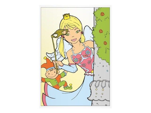 Vymaľovánky A5 MFP Princezné 2