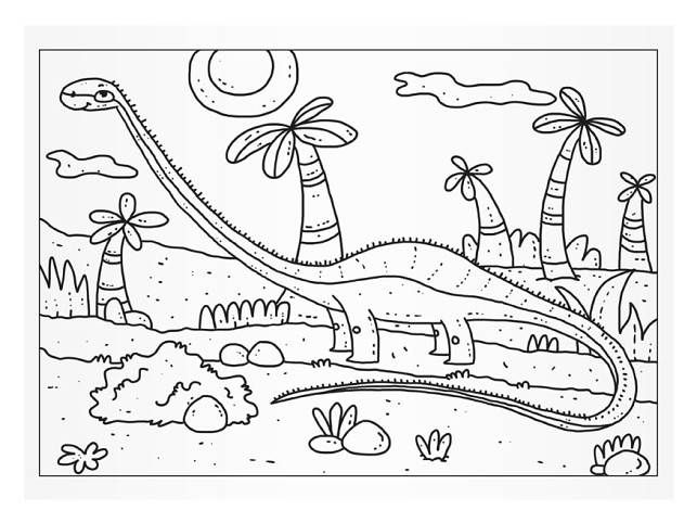 Vymaľovánky A5 MFP Dino