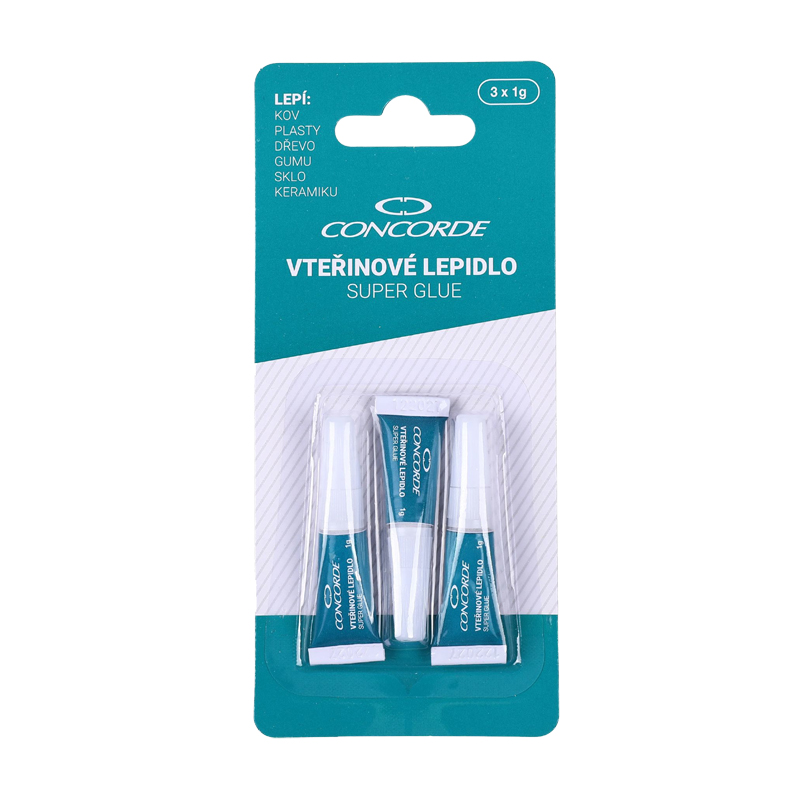Lepidlo sekundové CONCORDE 3x1g