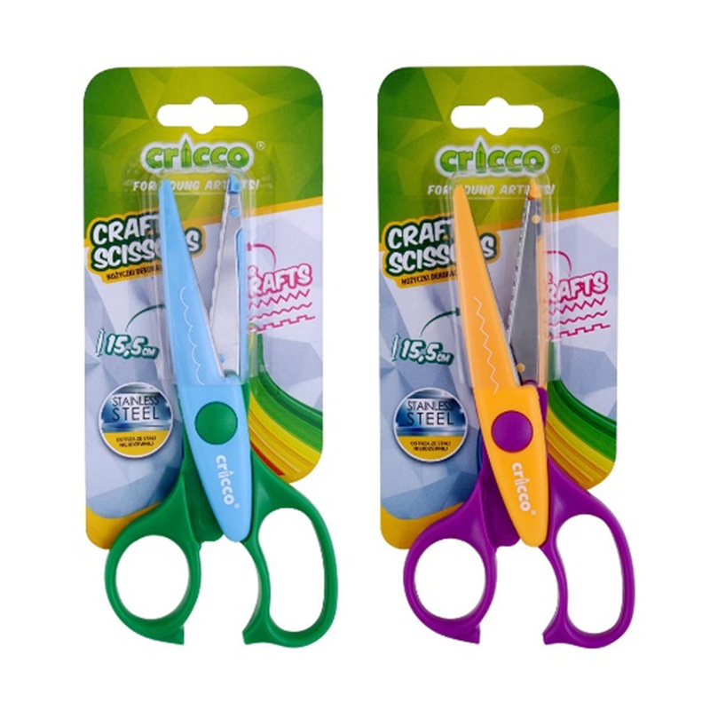 Nožnice CRICCO 15,5cm vlnkaté CR415