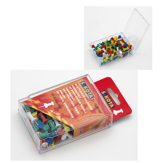 Pripínačky do korkovej tabule/100ks