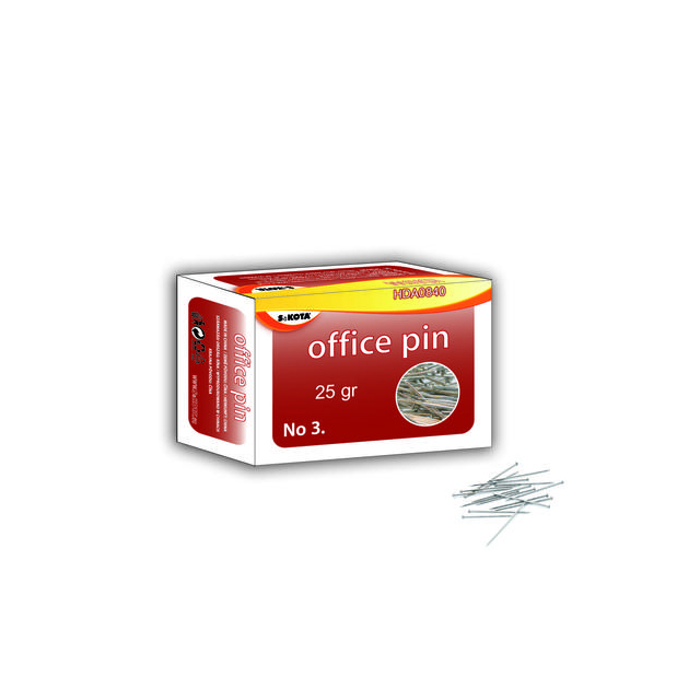 Špendlíky poniklované 25g (cca 200ks) HDA0840