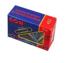 Spony listové 452 100/28mm farebné RON