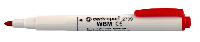 Popisovač na biele tabule Centropen 2709 červený