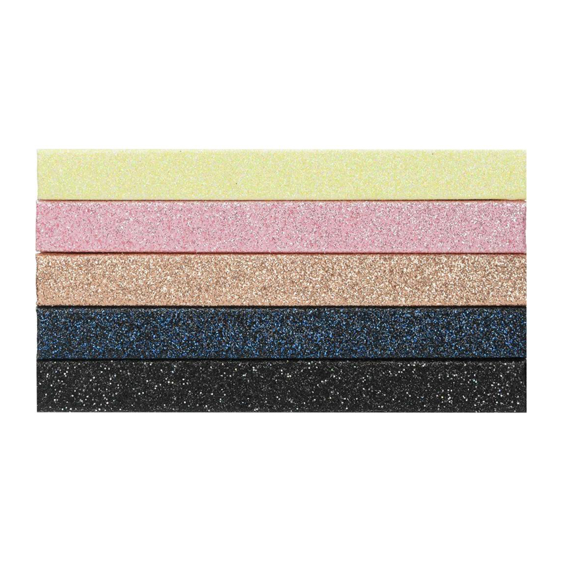 Zápisník A5 linkovaný 96l glitter 14x21cm mix farieb