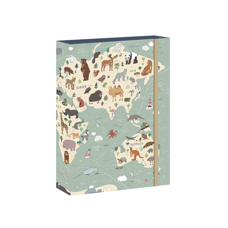 Školský box A5 World Map REYBAG