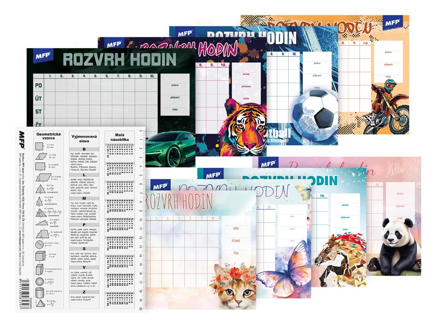 Rozvrh hodín A5 mix MFP 5300622