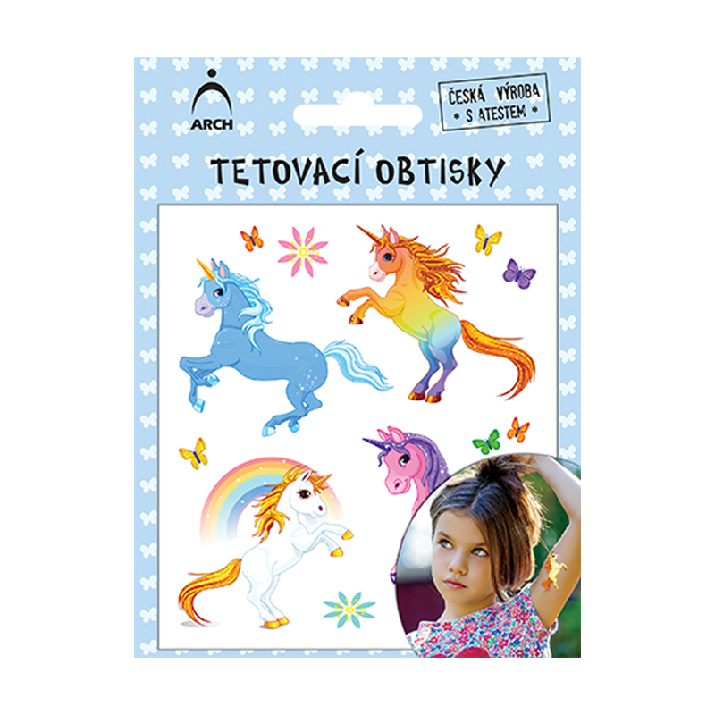 Tetovačky detské jednorožec 2504