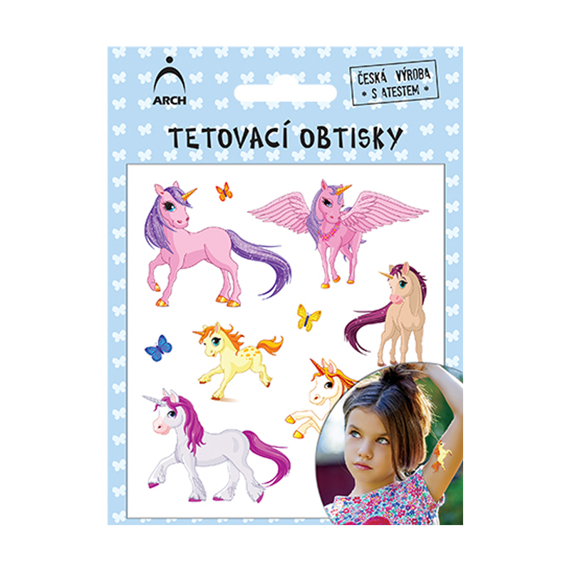 Tetovačky detské jednorožec 2506