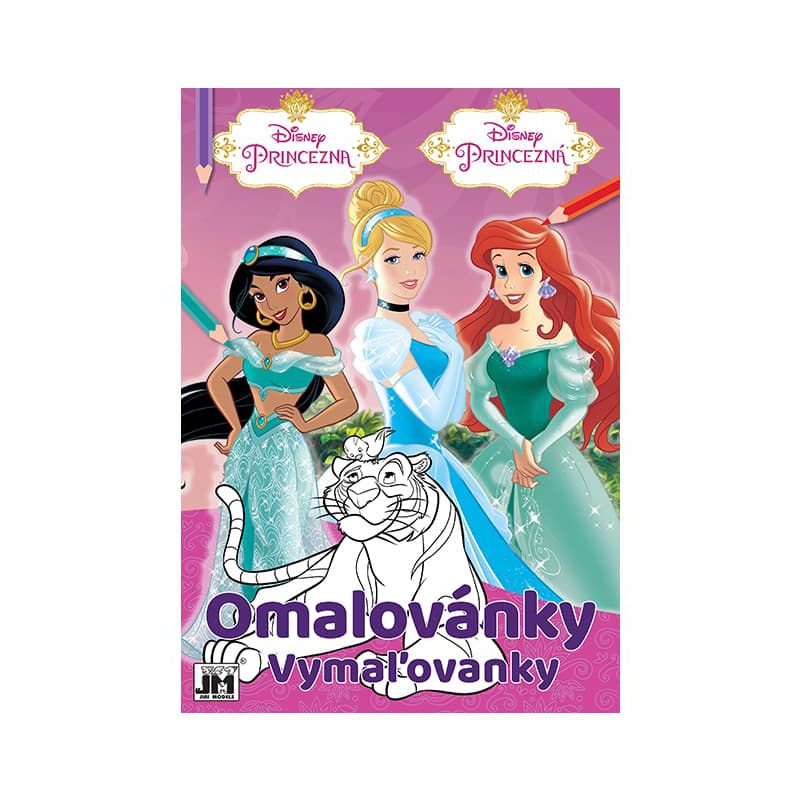 Vymaľovánky A4 JM Disney Princezné 2