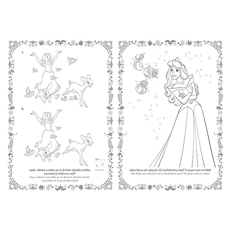 Vymaľovánky A4 JM Disney Princezné 2