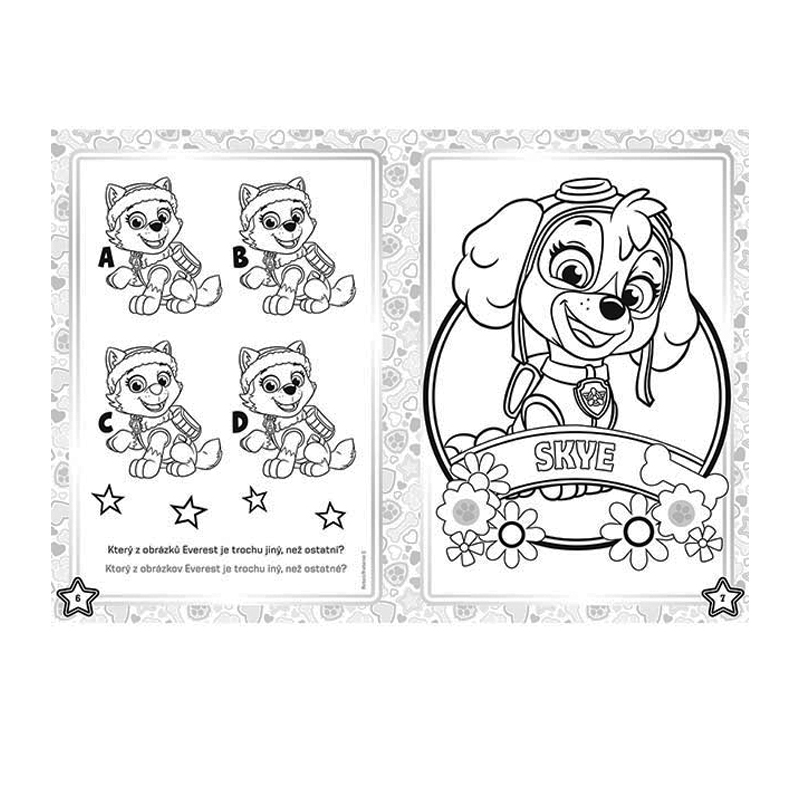 Vymaľovánky A4 JM Paw Patrol