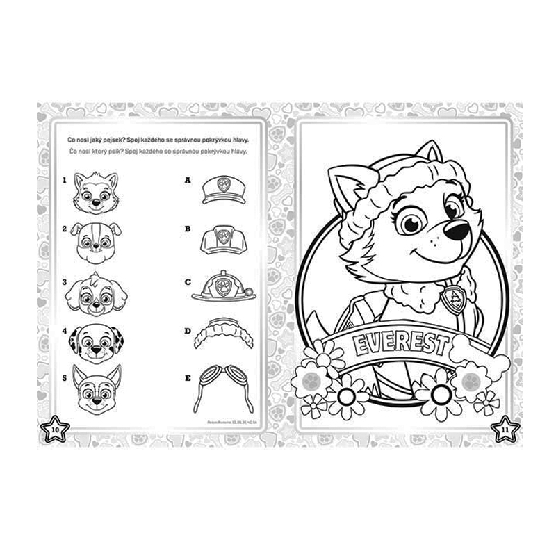 Vymaľovánky A4 JM Paw Patrol