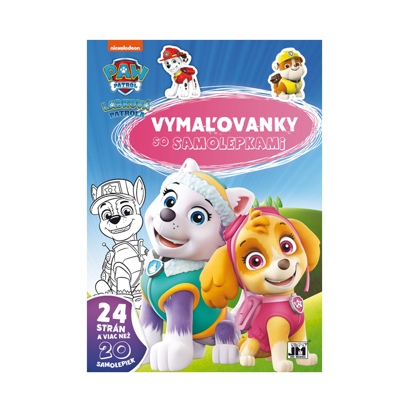 Vymaľovánky A4+ JM Paw Patrol