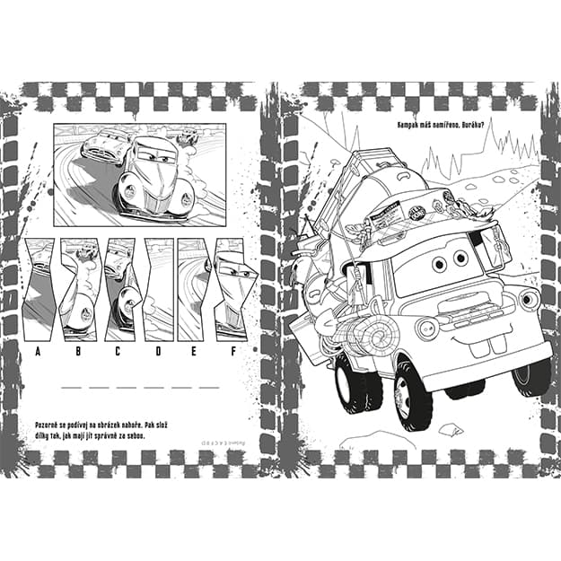 Vymaľovánky A4+ JM Cars