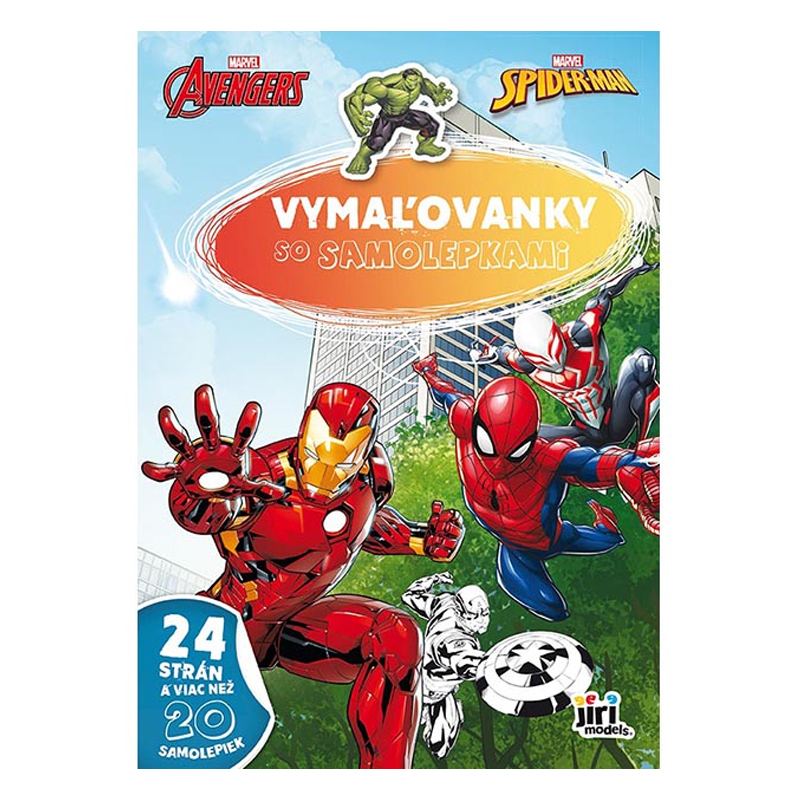 Vymaľovánky A4+ JM Marvel