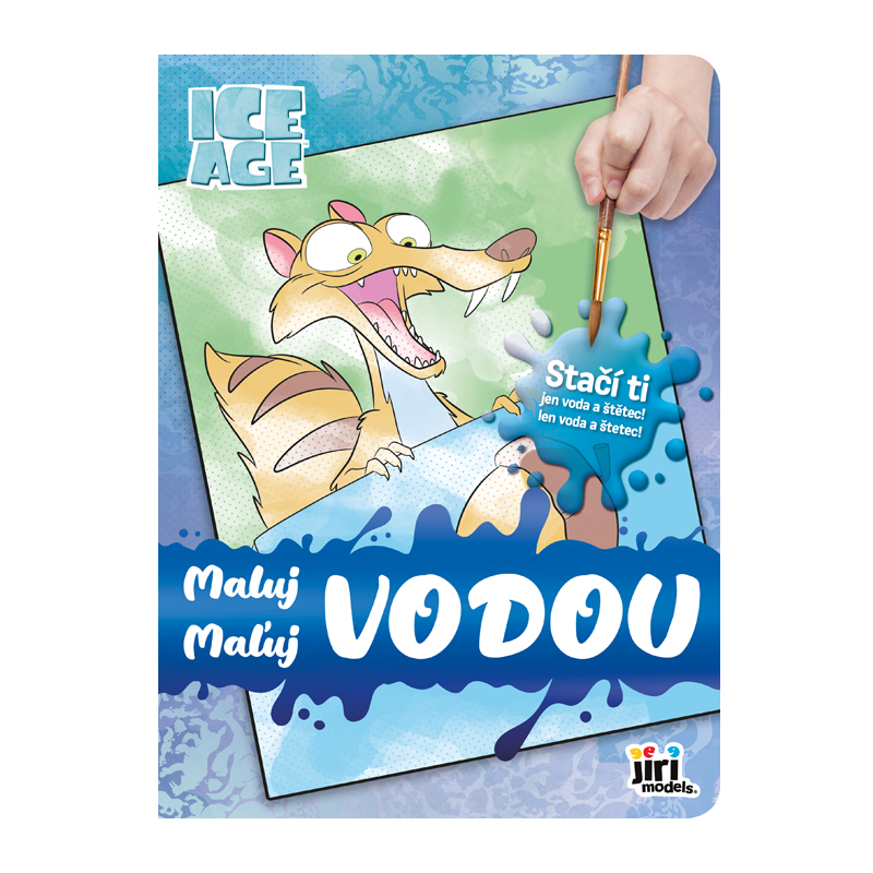 Vymaľovánky A4 vodové Doba ľadová