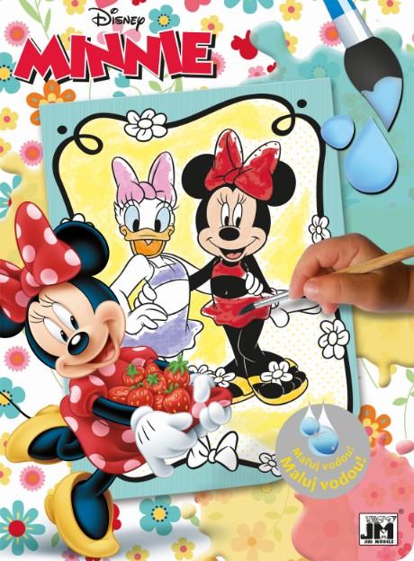 Vymaľovánky A4 vodové Minnie