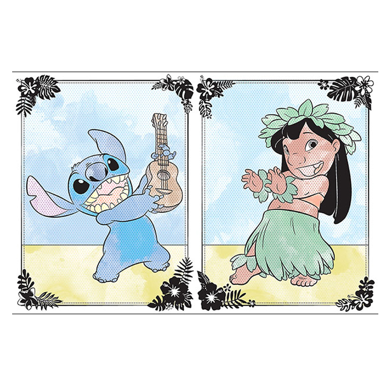 Vymaľovánky A4 vodové Lilo & Stitch