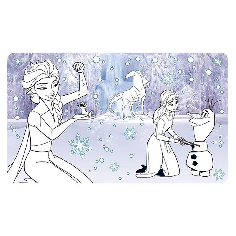 Vymaľovánky vodové zas a znovu Frozen