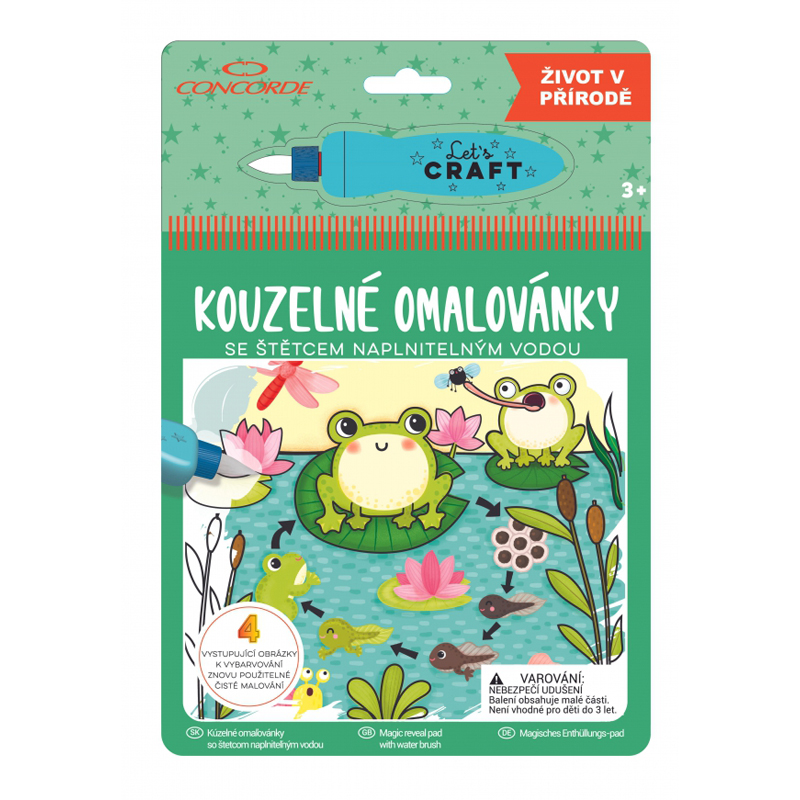 Vymaľovánky vodové Život v prírode