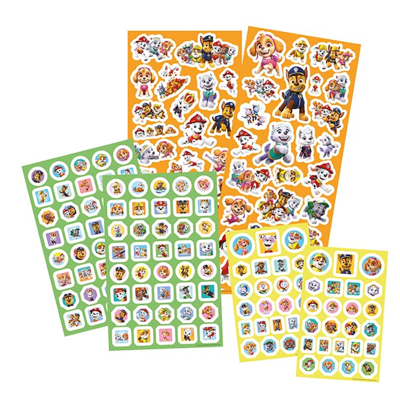 Samolepky set 500ks s vymaľovánkami+voskovky Paw Patrol
