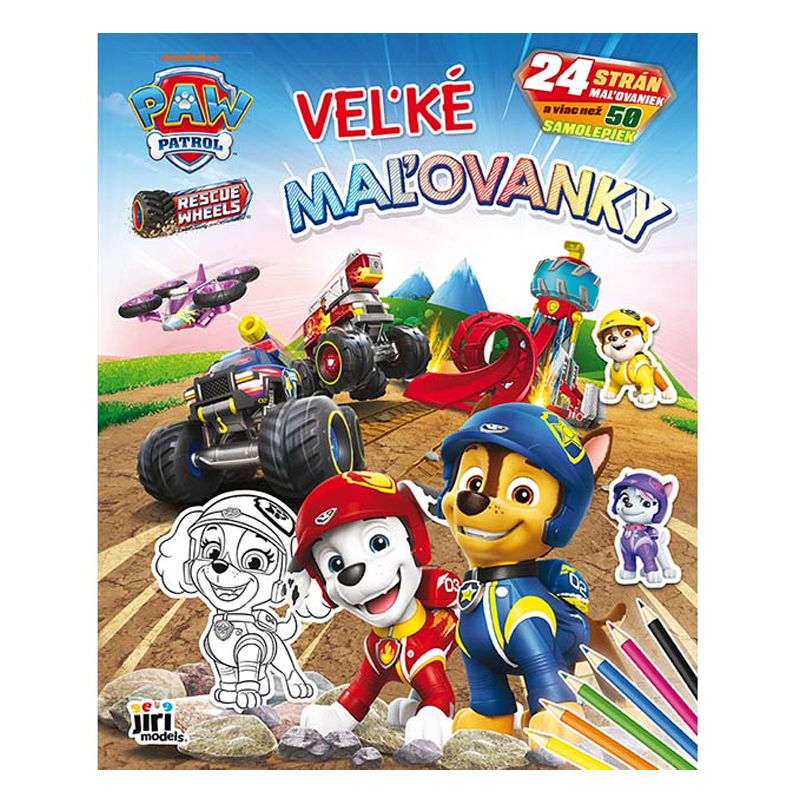 Vymaľovánky veľké JM Paw Patrol