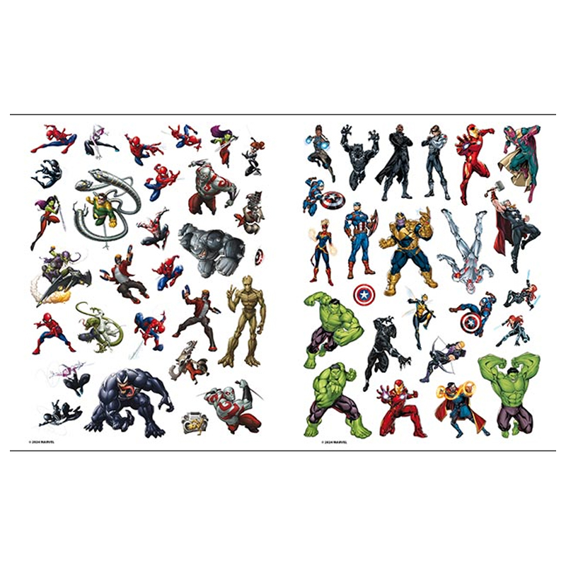 Vymaľovánky veľké JM Marvel