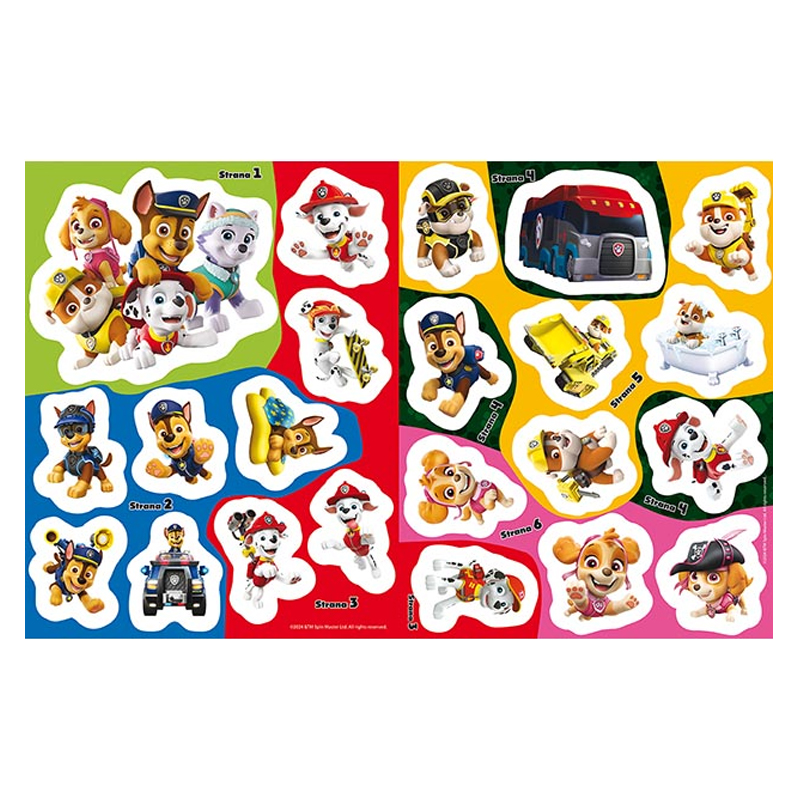 Dolep si svietiace samolepky Paw Patrol
