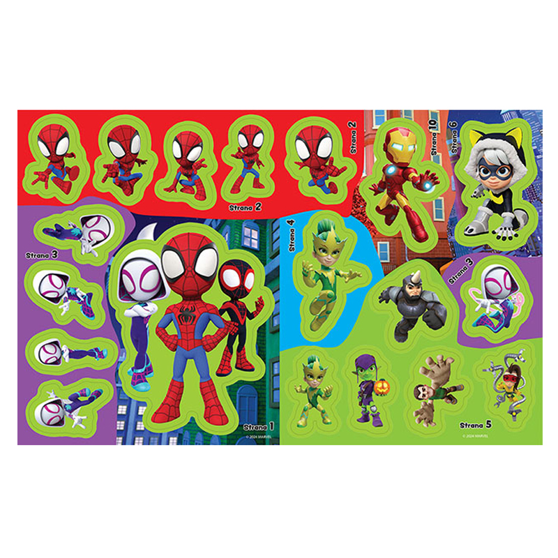 Dolep si svietiace samolepky Spidey